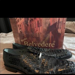 Belvedere Black Alligator
